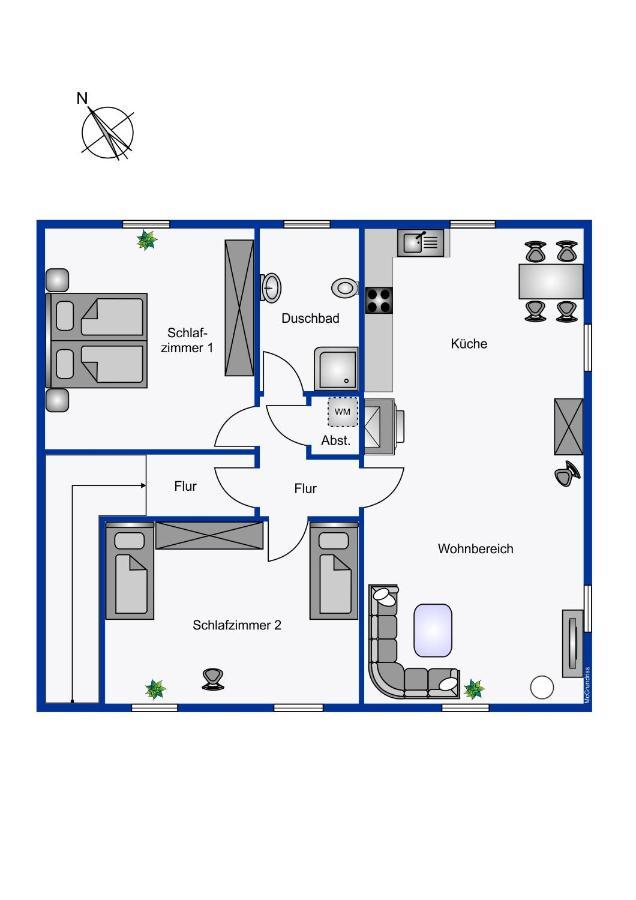 Apartamento Südernest 2 Wyk auf Föhr Exterior foto
